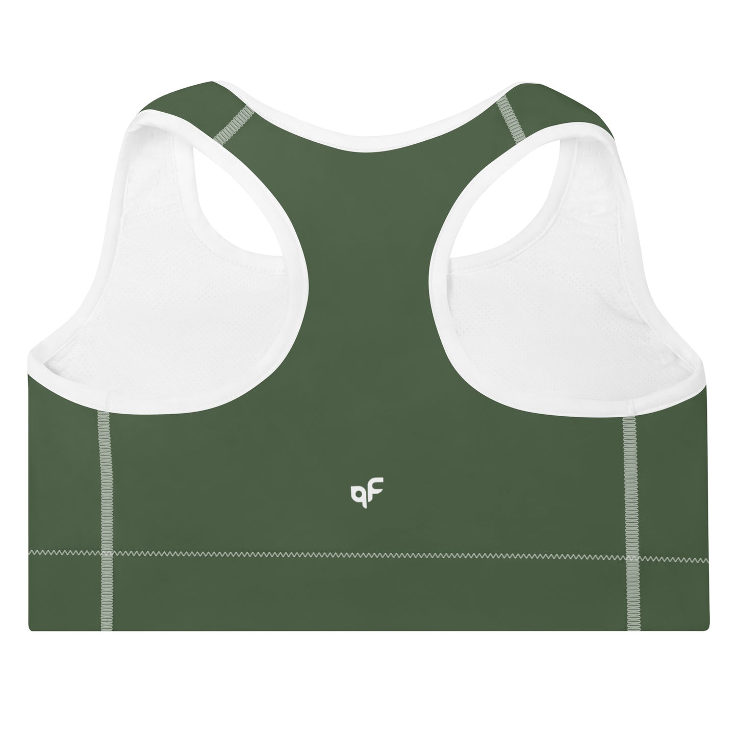 Green Padded Sports Bra