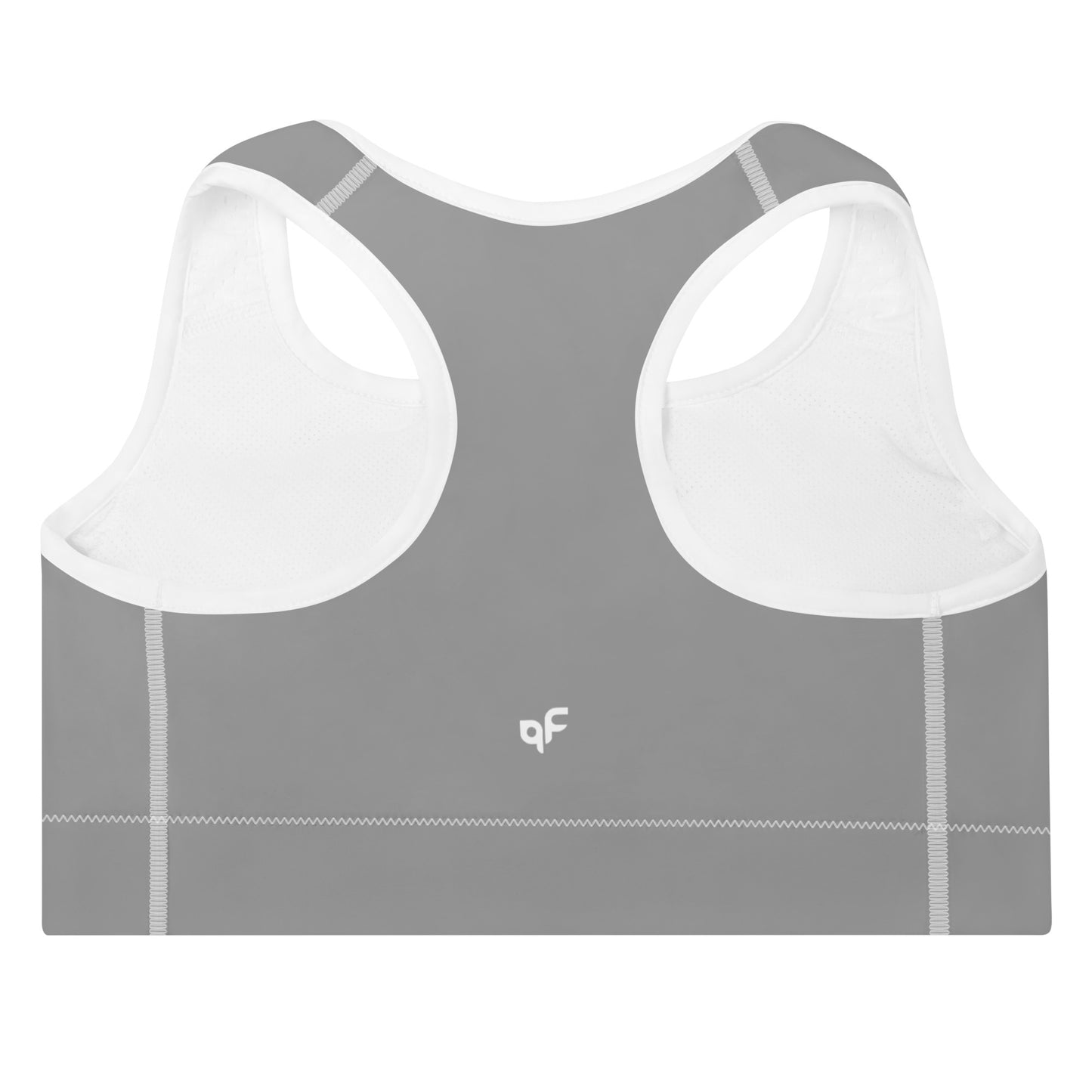 Grey Padded Sports Bra