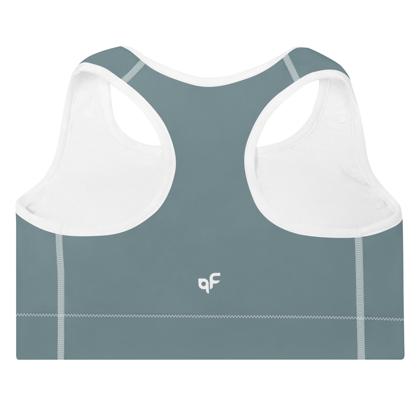 Sleet Blue Padded Sports-bra