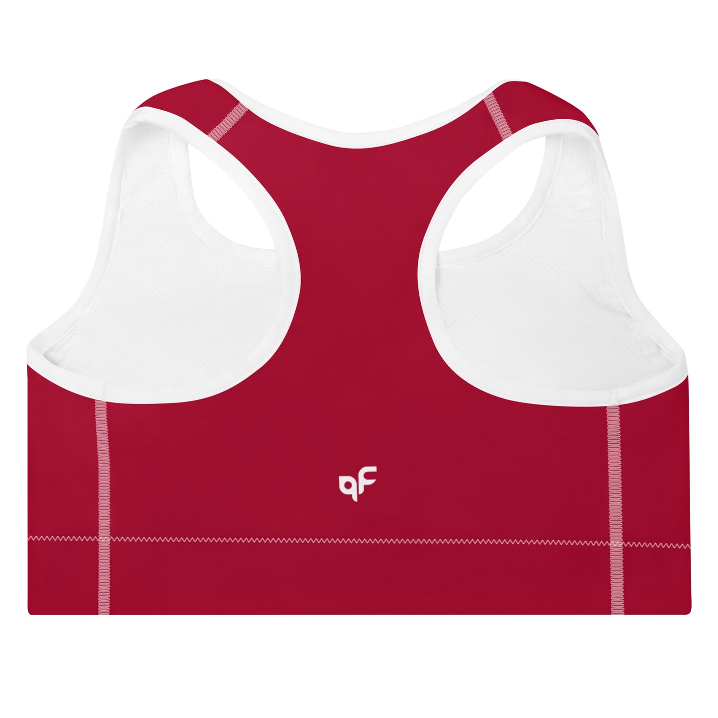 Red Padded Sports Bra