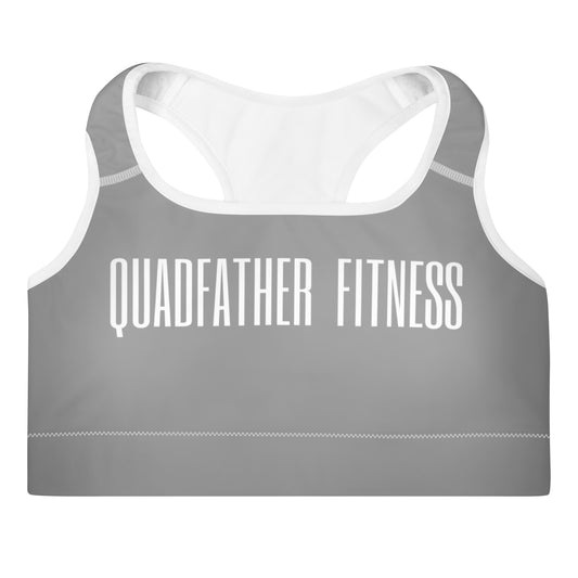 Grey Padded Sports Bra