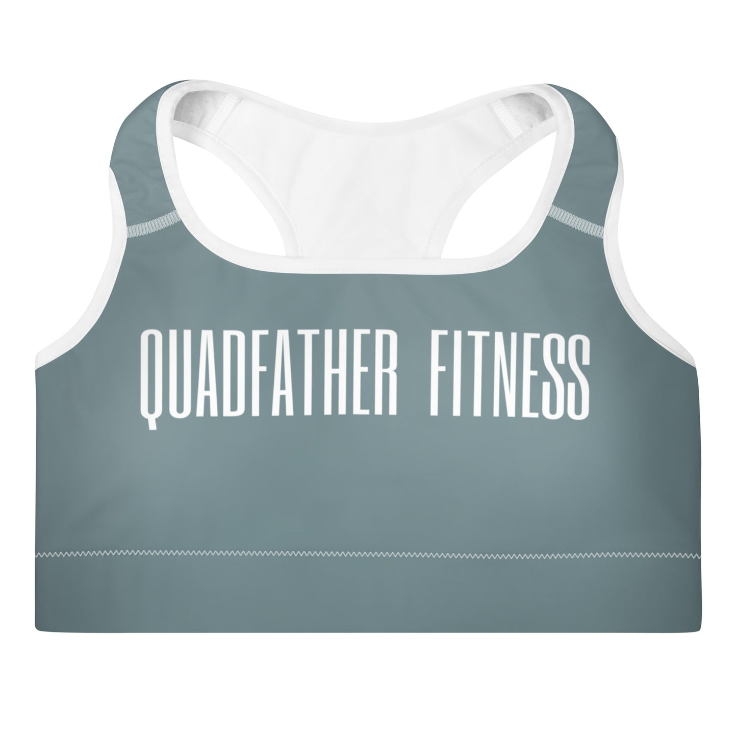 Sleet Blue Padded Sports-bra