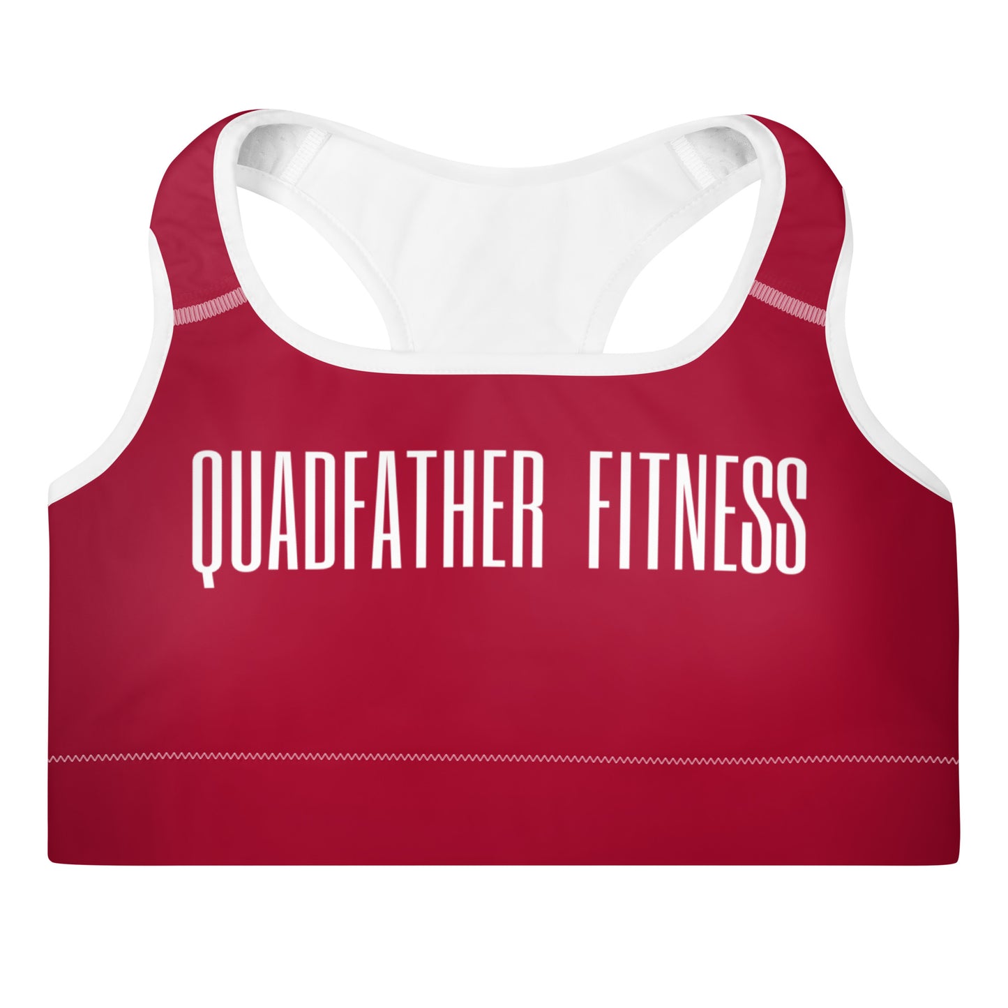 Red Padded Sports Bra