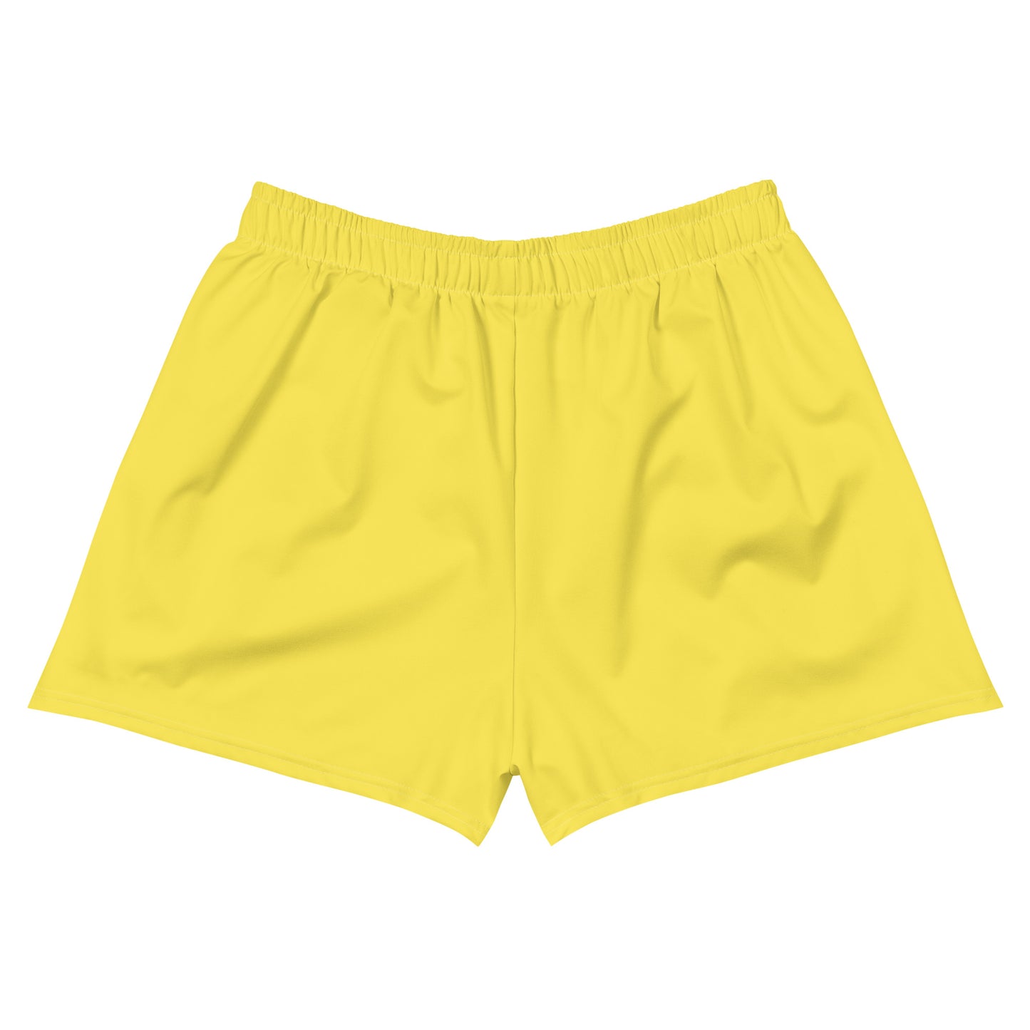 Yellow Loose Athletic Shorts