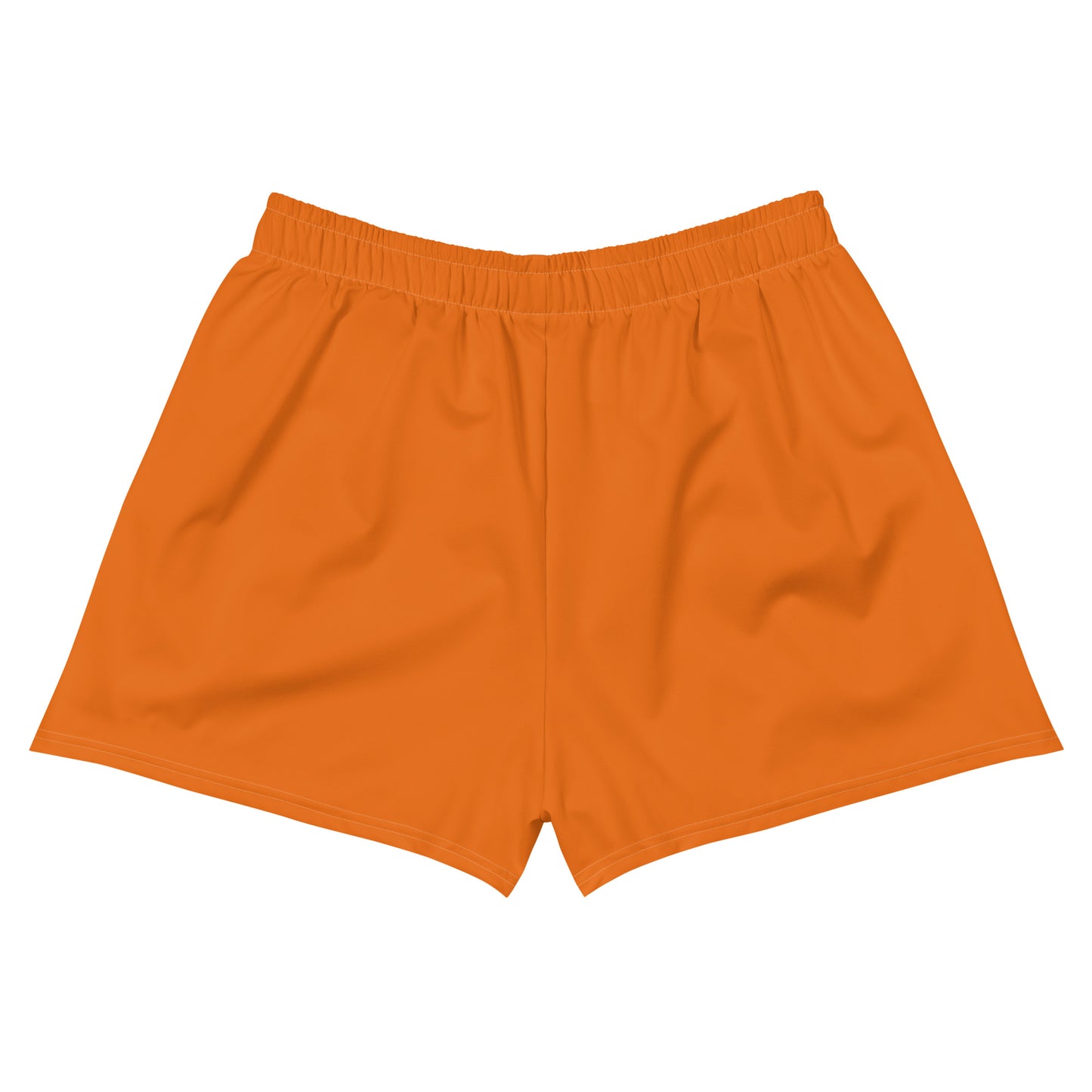 Orange Loose Athletic Shorts