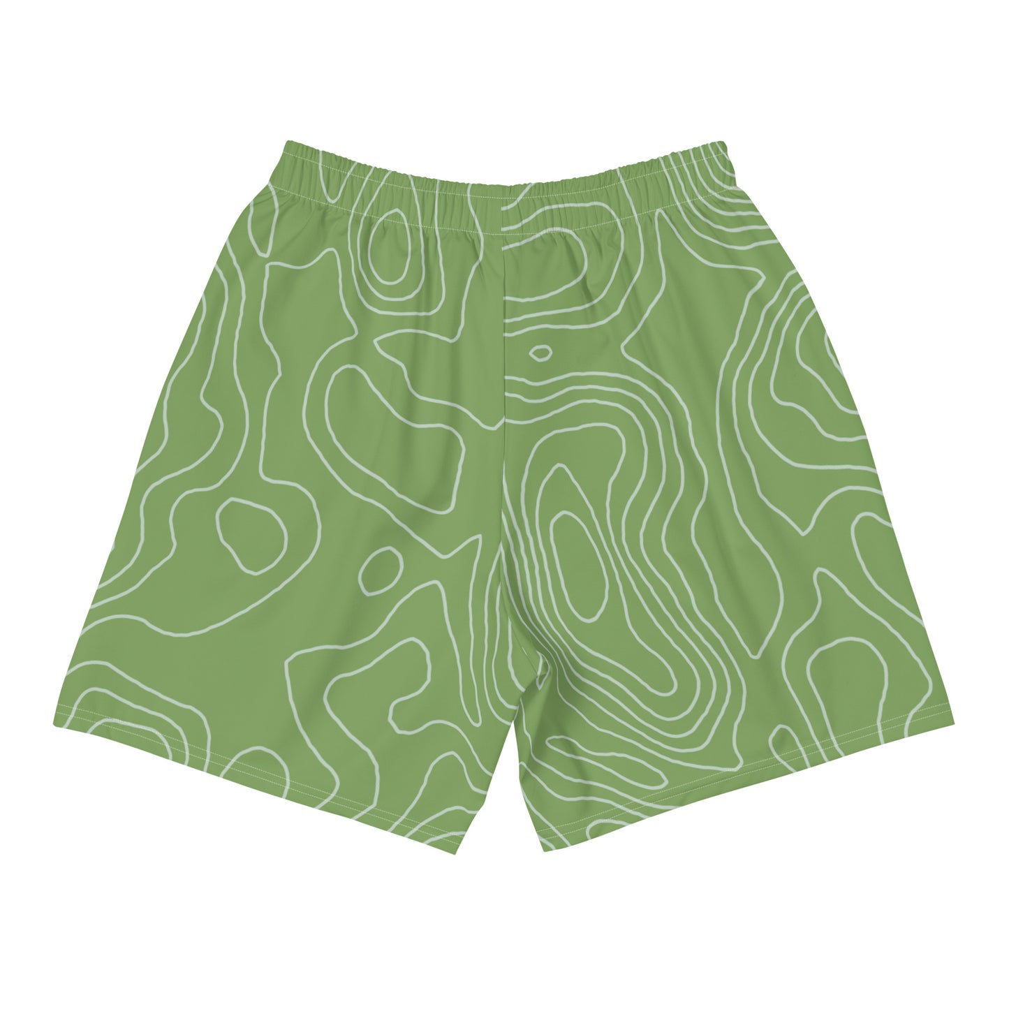 Men's Green Abstract Training Shorts