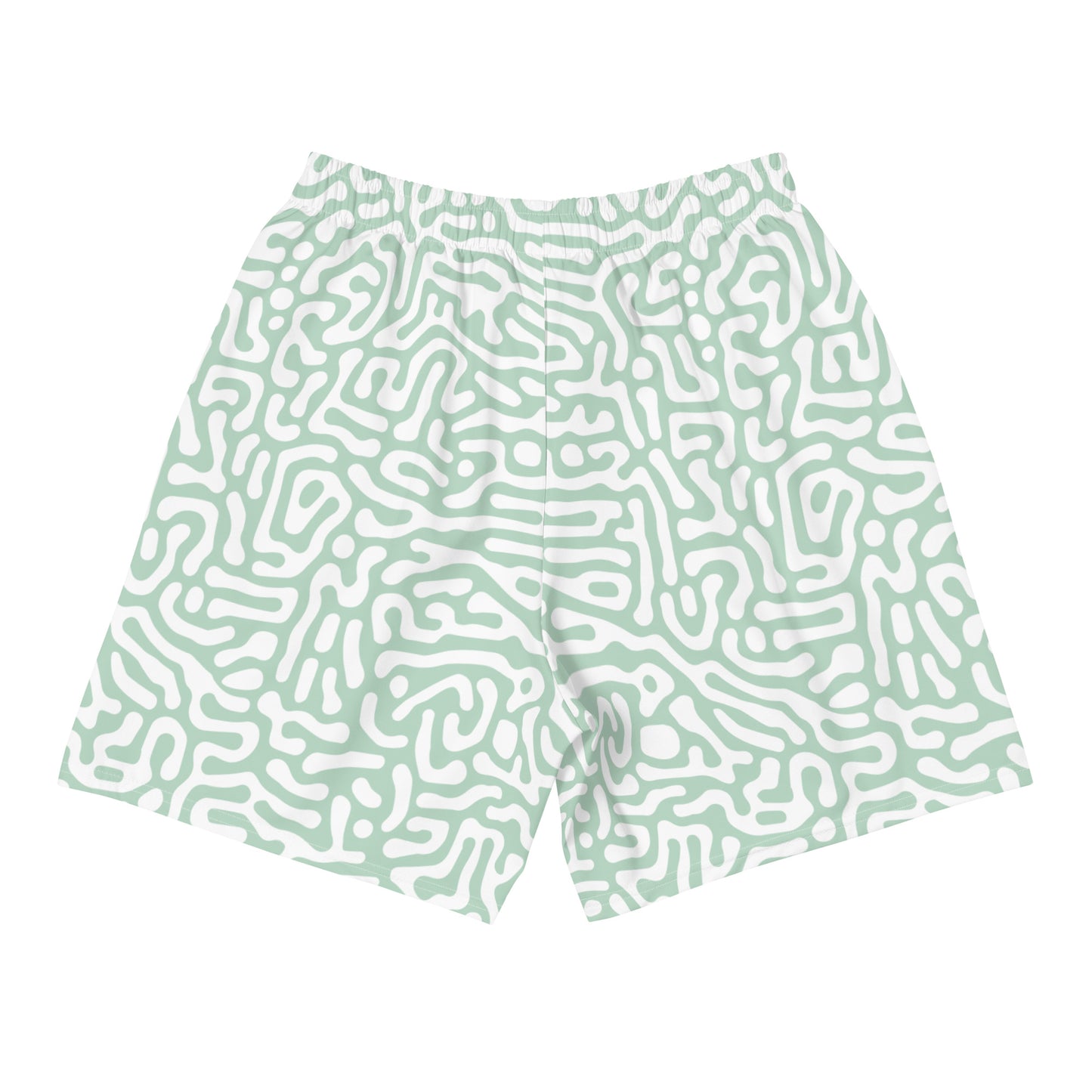 Men's Green Squiggle Training Shorts