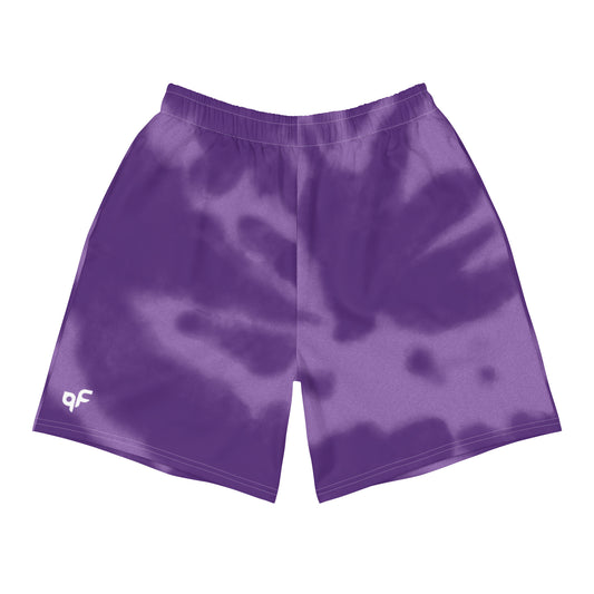 Men's Purple Tie-Dye Training Shorts