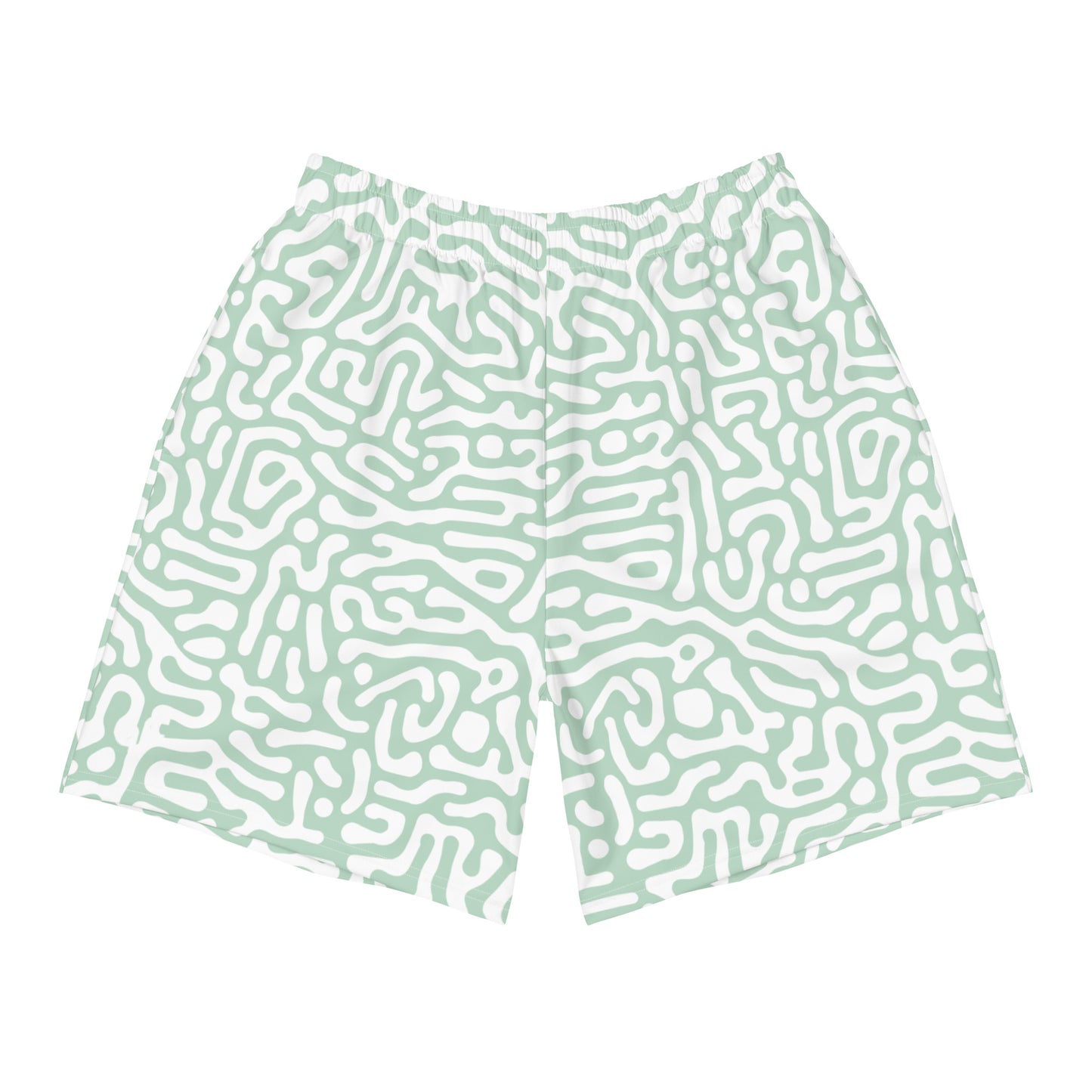 Men's Green Squiggle Training Shorts