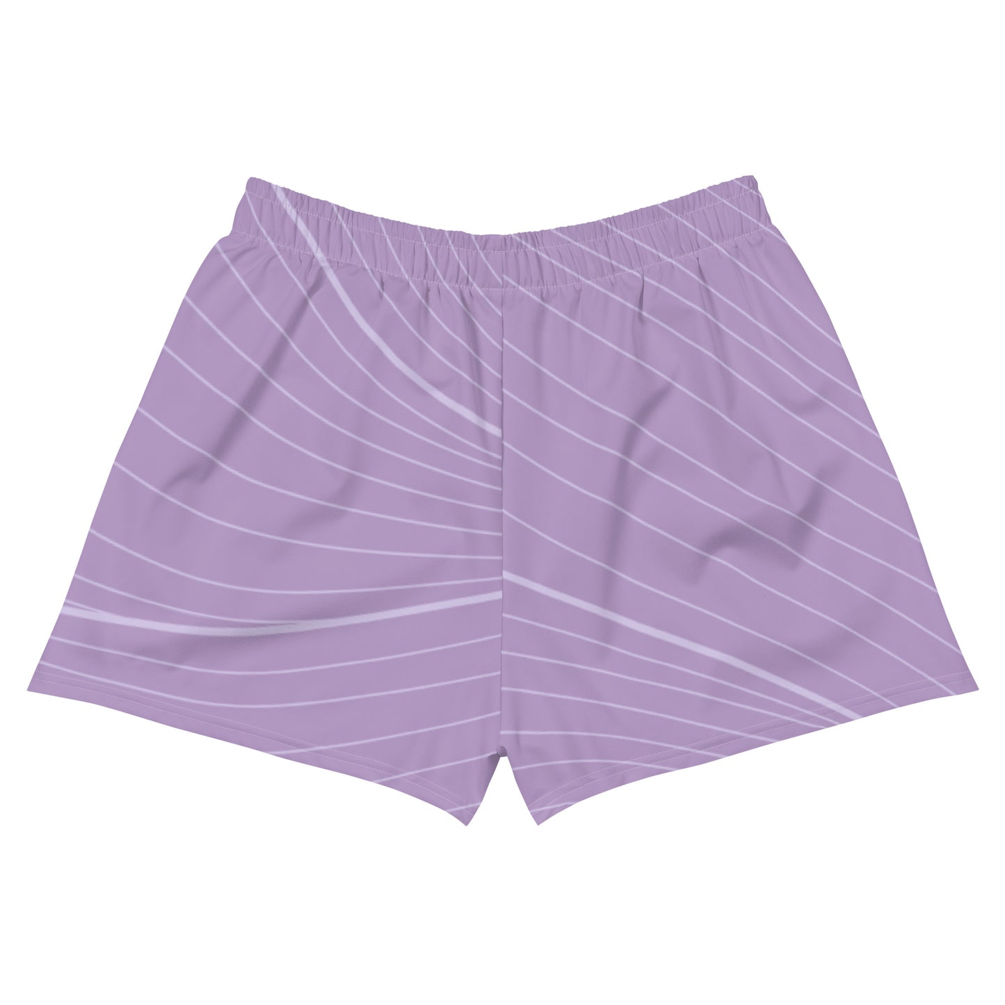 Women’s Purple Striped Loose Athletic Shorts