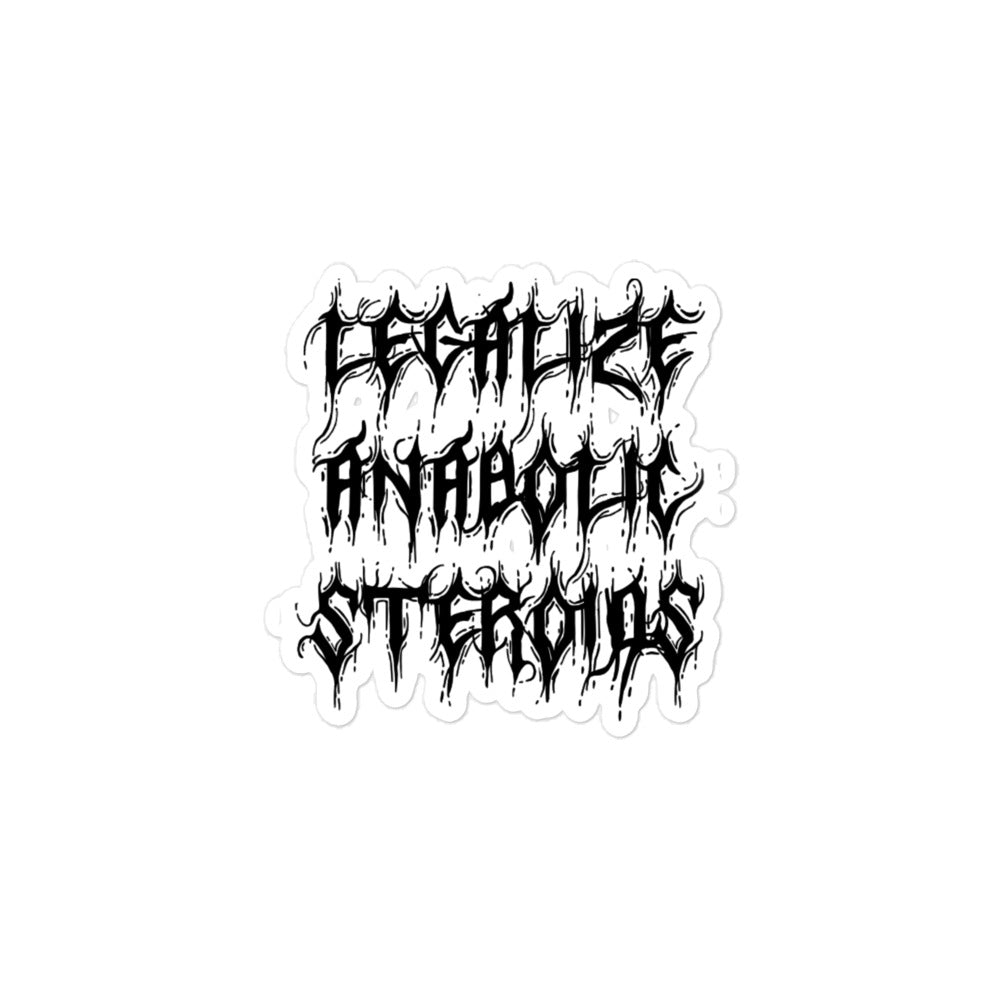 Legalize Anabolic Steroids sticker